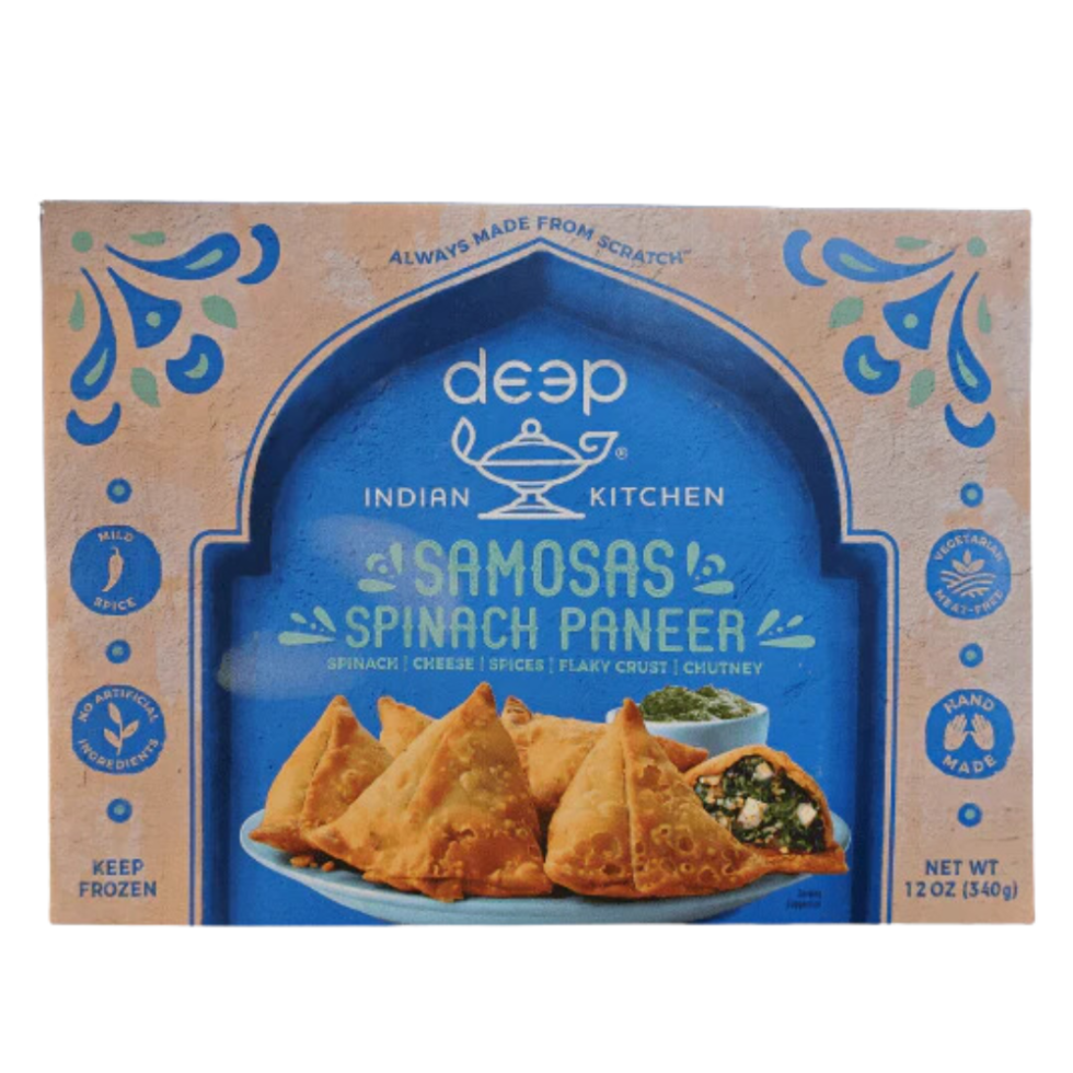 Deep Spinach Paneer Samosa