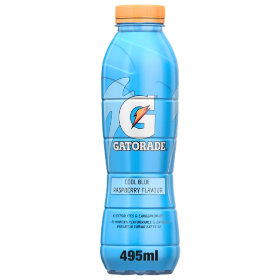 Gatorade Cool Blue Raspberry Flavour 495Ml