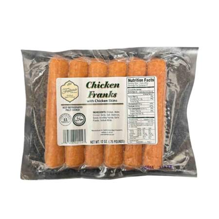 Fatima Zabiha Chicken Franks 0.75Lb