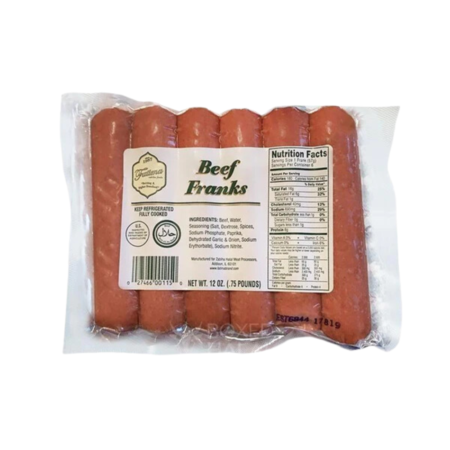 Fatima Beef Franks 0.75Lb