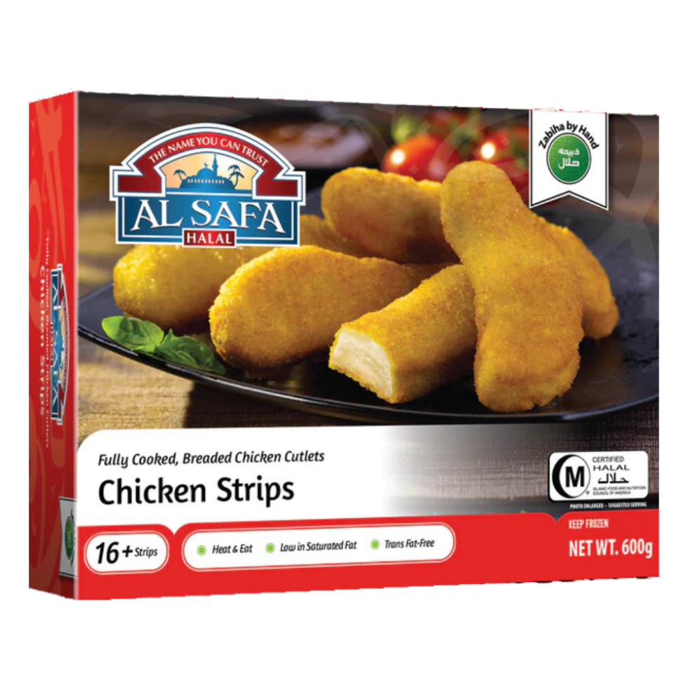 Al Safa Chicken Strips 20Approx- 1.3Lb - Halal Snacks World