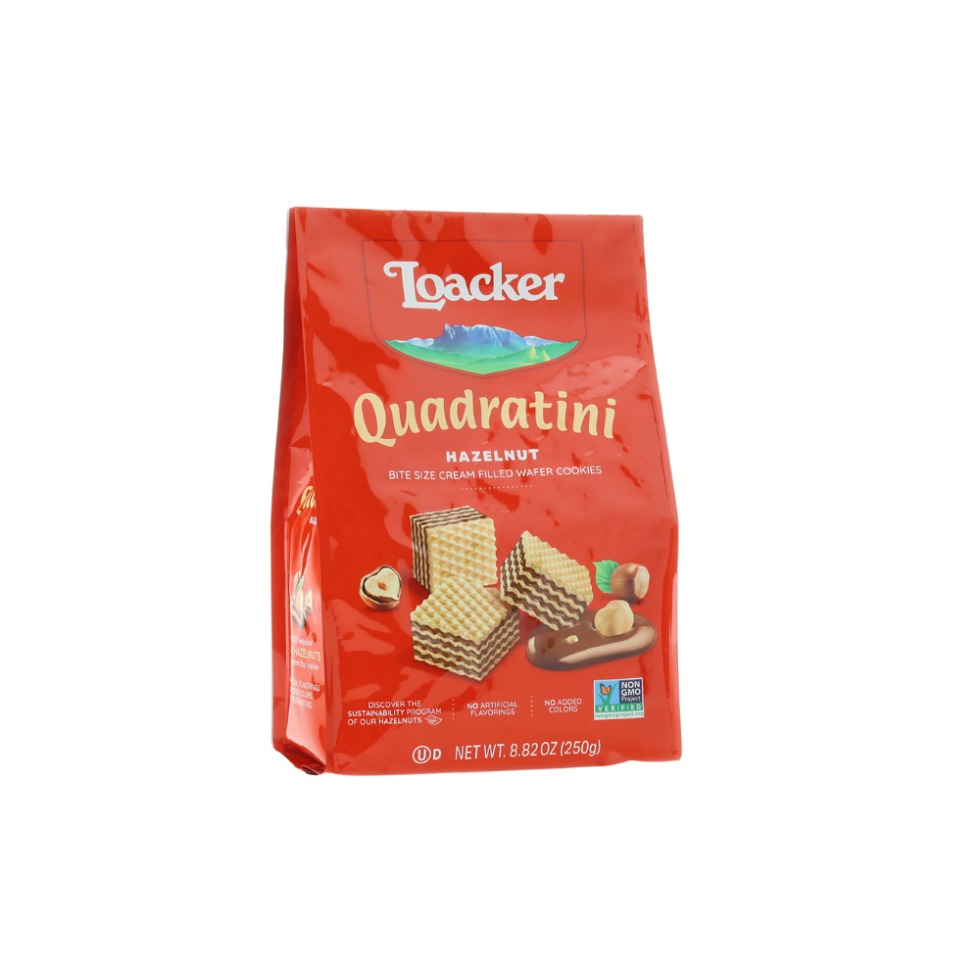 Loacker Quadratini Hazelnut Wafers