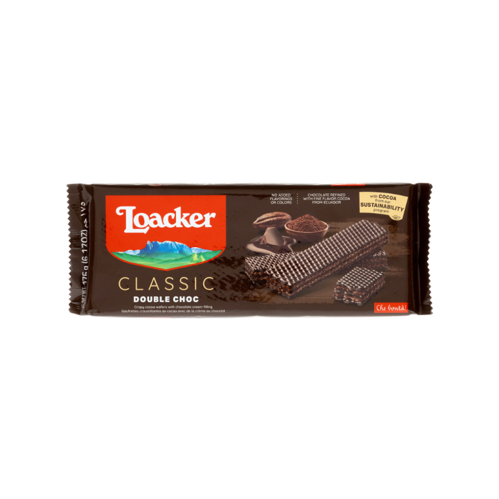 Loacker Double Choc Wafers