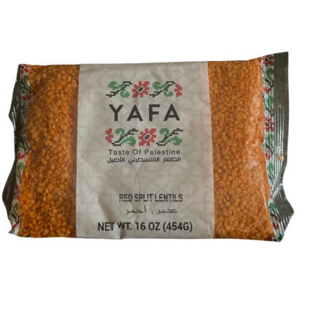 Yafa Red Split Lentil 454G