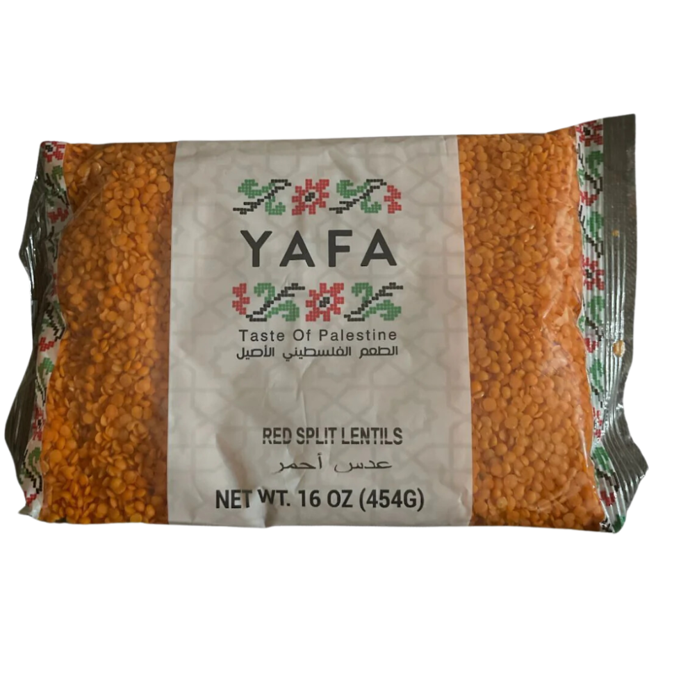 Yafa Red Split Lentil 454G