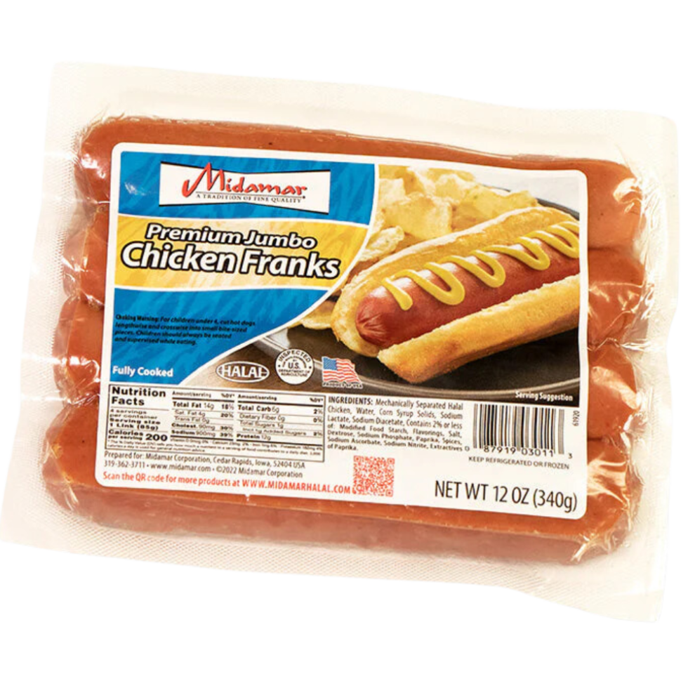 Midamar Jumbo Chicken Franks