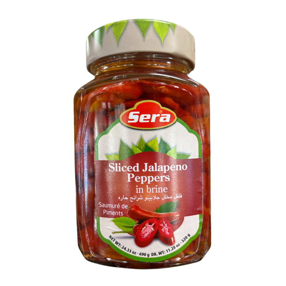 Sera Sliced Jalapeno Peppers 690G